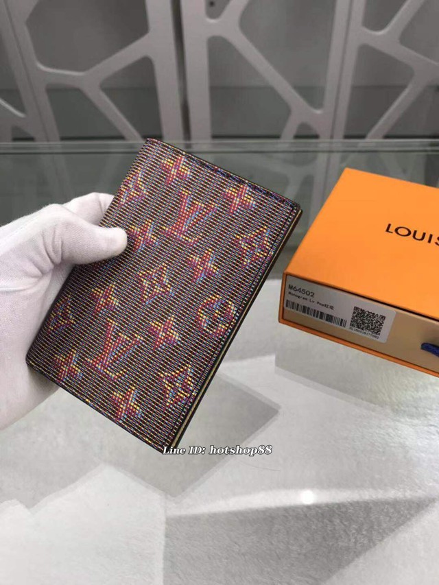 路易威登LV護照夾 M64502紅花 2019秋冬新款護照夾 LV護照封套 xxlv1904